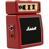 Marshall MS-2R miniature battery guitar amplifier red