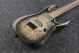 Ibanez RGD71ALPA-CKF Axion Label Charcoal Burst Black Stained Flat 7-Snarig