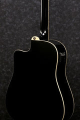 Ibanez PF15ECE BK Black electric acoustic western guitar