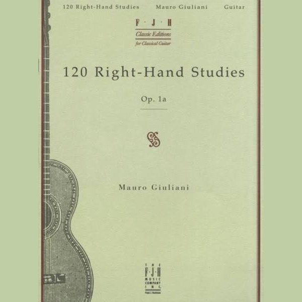 Buch 120 Gitarrenstudien für die rechte Hand | B-Ware