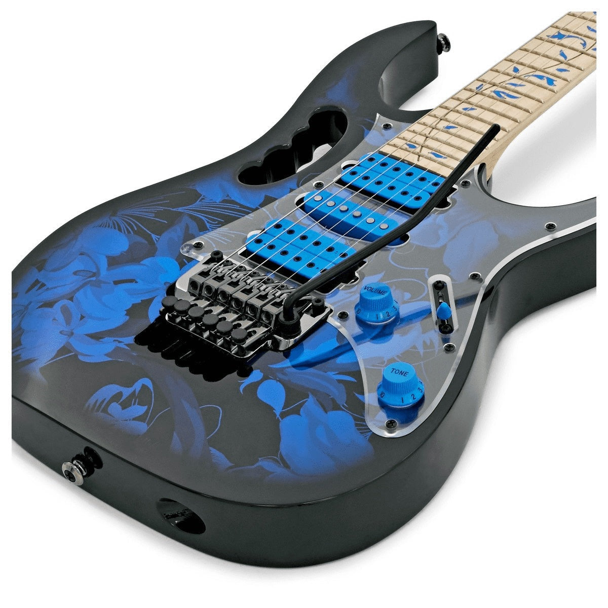 Ibanez JEM77P-BFP Steve Vai Premium Blue Floral Pattern