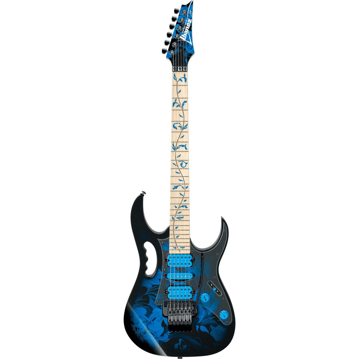 Ibanez JEM77P-BFP Steve Vai Premium blaues Blumenmuster