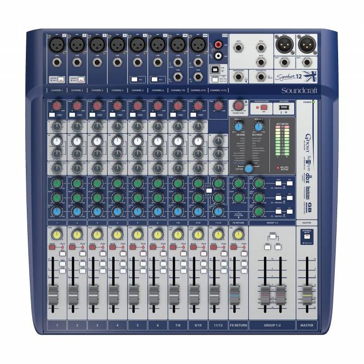 Soundcraft Signature 12 analog mixer