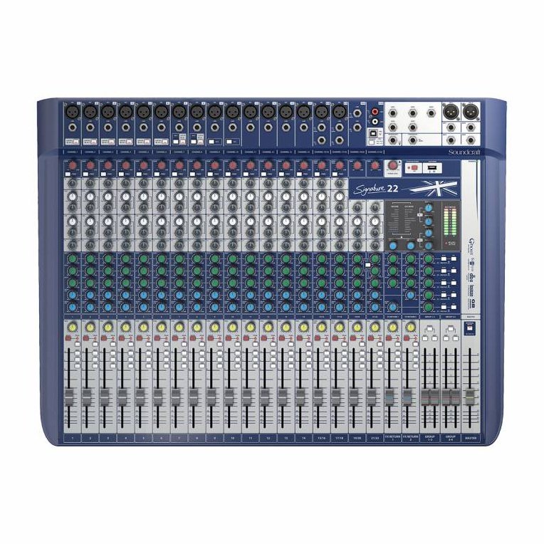 Soundcraft Signature 22 analog mixer